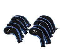 Acouto 10pcs Copri di Ferro Neoprene Copertine Putter Set Protector Case Accessory () Segni di identificazione. qualità. Nick di Materiale da Protetti di Guarnizione Facile da Copertina (blu scuro)