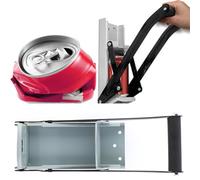 Acouto 12 Frantoio per Lattine di Ferro Utensile Manuale per Hardware Industriale per il Riciclaggio La Bottiglia può Risparmiare Spazzatura Frantoio per BottiglieFrantoio per LattineStrumento