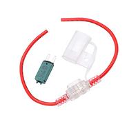 Acouto 12AWG THIE TRANSPRENENT SHIPorE 6A RESET PER LE AUTO YACHTS RUMS TAGCHIO Holdermanual Reimposta FuseFuse Block6A CAR FUSE12AWG BLOCCO