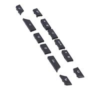 Acouto 12pcs Kit di RIPARAZIONE dell'Interruttore del Tasto A/C del Riscaldatore 61319313923 Sostituzione per un Tasto 5/6series RIPARAZIONE DELLA KITA/C Pulsante Interruttore del Riscaldatore