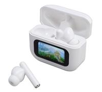 Acouto 144 Lingue Translation Earbuds con Rumore App Cancellazione della Batteria Touch Control 5.4 Auricolari del Traduttore per la Vita Bianca 54 Supporta 300 MAh con Traduzione del Linguaggio C