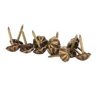 Acouto 150 Pezzi Chiodi Modello retrò Lucido Arredamento Divano Accessori Abbigliamento Fai da Te Ferro 11MM Chiodini retrò in Legno Chiodi per Tappezzeria Puntina da Disegno con BorchiePunti per