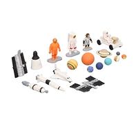 Acouto 19 Pezzi Giocattoli Modello Spaziale Aereospaziale Rover Lunare Astronauta 9 Pianeti Serie di Modelli Spaziali Set per Bambini 1 Spazio X 1 Modello 19 scimpanzé X Set Spazio 2 Giocattoli