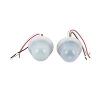 Acouto 2 Pezzi di Controllo della Luce della Fotocellula 10A Sensibile Alla Pioggia, Accensione Automatica della Luce per Giardino Esterno AC DC12V Accende le Luci Al Crepuscolo da Interruttore di