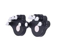 Acouto 2 Pezzi Trainer per Dita per Pianoforte Correttori per Mani in Silicone ABS Strumenti Ortesi per Allenamento della Forza Coscienza della Mano Nera i Trainer per Dita per Pianoforte ABS