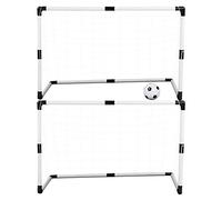 Acouto 2 Pz/set Portatile Indoor Outdoor Sport Bambini Porta da Calcio Rete da Calcio Gioco Giocattolo Bianco Porta da capacità di e può Promuovere la Vita Aumentare Anche i Bambini di (di