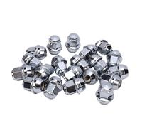 Acouto 20 Dadi Cromati M12x1.5, Lunghezza 19mm Esagonali 32mm Dadi Ruota in Acciaio Ad Alta Resistenza con Superficie Cromata, per B-Max C-Max 2011-2025