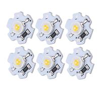 Acouto 25 Pz 5 V Chip Led 200LM 3 W Perline Lampada Led Ad Alta Potenza per Torce Elettriche Fai da Te, Modellazione L 3 W 10000 K Ting Parti Apparecchi di Illuminazione (#8)