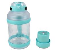 Acouto 2L Sport Blender Portatile con 6 Pale 18000 Giri/Min 4000Mah Tipo C Blender da Viaggio per Frullati Frutti di Ghiaccio ovunque. Sport BlenderTravel BlenderTletes BlenderTravel (Verde blu)