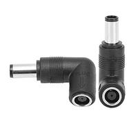 Acouto 2pcs Adattatore da Femmina a Maschio per/Dritto Al Gomito 7,4 X 5,0 Mm a 7,4x5,0 Mm per Laptop/per Collegare l'Adattatore da Femmina a Turno da a,4 X 5,0 a,0 MmFemale a DC Maschio DC