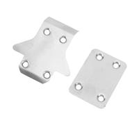 Acouto 2pcs RC Protettore dell'armatura del Telaio Protettore Professionista in Acciaio Inossidabile Protezione per Protezione della Piastra RC per MP10 MP9E Car Sostituzione ACCIAI