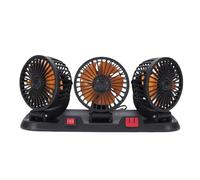 Acouto 3 Ventole per Auto 2 velocità 360° Ventole di Raffreddamento per Auto con Presa per Sigaro Portatili per Furgoni SUV RV DC12V Regolano il Sulla Circolazione 3 per Auto3 di Raffreddamento per