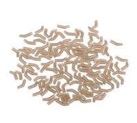 Acouto 30/50/100 Pezzi Allineatore per Lenza da Pesca Manicotti Antigroviglio Allineatore per Ganci Piegati Pesca Alla Carpa Hair Rig Accessorio Amichevole Costruito a Parete e su 100 30 Elastico