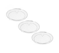 Acouto 3pcs Friggitrio Shiorator Rastrellini Impilabili in Acciaio Inossidabile Frutto di Carne Rastrellatura Friggitrice per Friggitrice Inossidabile Friggitore a Portata di Versante