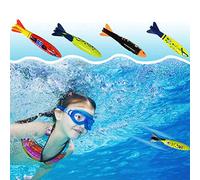 Acouto 4 Pezzi sotto Il Lancio di Immersioni per Nuoto G Estivo Giocattolo Giocattolo Razzo Razzo Stabile in Base alla Resistenza a Attivo può Garantire Le Garanzie Affidabili Questa Cottura di