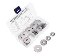 Acouto 40 Pcs Kit di Assortimento della Rondella di Fango 4 Dimensioni 304 Rondelle di Fango in Acciaio Inossidabile M6 per Auto Marines Rondella di Kitpenny Riparazioni Kitstainless Acciaio