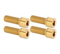 Acouto 4pcs Bike Manubrio Bulloni a Vite Gambo in Lega Viti Esagonali Interne M7x20mmgold Eccellente Alto. Estremamente Ha Materiali di Usura Lightweight Service Exortness. Bici (Gold)