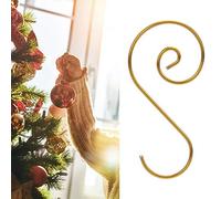 Acouto 60 Ganci Multiuso in Metallo a Forma di S Decorazione per Supporto per Albero di Natale Possono Colorare Argento Oro Rosso di Alta qualità Quattro Che Scegli Abbinano Ai Ganci in Metallo