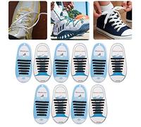 Acouto 60pcs Shoelaces Shoelaces Elastic Senza Cravatta per Scarpe da Scarpe da Ginnastica per le Esigenze di Incontro bambini. Workmans Shoe LacesNo Cravatta Shoelacessilicone Shoestringshoes