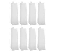 Acouto 8 Angoli per Rivestimenti in Alluminio per Rivestimenti Angolari Esterni con Viti per il Programma Estetico degli Angoli della Casa Bianco 8 Adatti per Angolari per Angolaririvestimenti Esterni