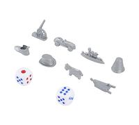 Acouto Accessori per Giochi da Tavolo in Plastica Cannon Hat Hat Board Game Pieni di Sostituzione di Giochi con Dadi Arrivano da una A A A Ciascuno Cappello Modella il Titolare per i Pezzi di Gioco e