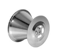 Acouto Acciaio Inossidabile da 1 Pc Vers Over Coffee Dripper Doppio Strato Mesh Coppa Usa caffè Cupper