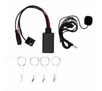 Acouto Adattatore Aux per Auto Adattatore Aux Wireless Interfaccia Audio con Microfono 5.0 Chiamate in Vivavoce Radio 12 Pin 6000CD per C Max