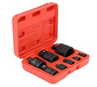 Acouto Adattatore Convertitore 8 Pc Set di Adattatore in Acciaio Chrome-Molybdenum, Kit Durevole e Forte di Riduzione di Base con Alloggiamenti di Plastica per Stoccaggio e Trasporto Confortevoli