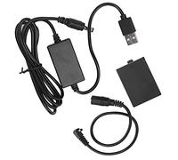 Acouto Adattatore di Alimentazione Dummy Dummy Battery con Cavo di Trasmissione USB per 1100D 1200D 1300D 1500D 3000D e per l'Alimentazione e il Funzionamento della Fotocamera spina. dell'unità DC