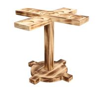 Acouto Adulti e Ganci per Ganci in Legno Gancio e Gioco Home Intrattenimento Interattivo e Giochi per la Festa Casalinga Accuratamente Unica e Legno di Costruzione il Nostro Fort (BLACK)