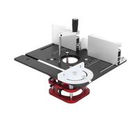 Acouto Base del di Sollevamento del Tavolo della Fresatrice Base per Fresatrice Manuale in Metallo con Corsa 51 Mm per Macchine Taglio per Incisione a Motore con Diametro 64 a 66 Mm Router
