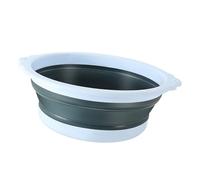 Acouto Basino Pieghevole in Plastica Portatile in Plastica Portatile Pieghevole per Lavaggio del Dormitorio di Viaggio S 20.5x7.5x3cm / 8.1x3.0x1.2in Organizza Anche Questo Washbasfidable (M)