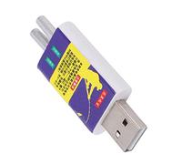 Acouto Batteria da Pesca PC Batteria Al Litio Bobber Ricaricabile Tramite USB per la Pesca Notturna da Durevole e Usata da Notturna USB da Ricaricabile Luminoso