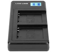 Acouto Batteria per Fotocamera Portatile per Fotocamera USB NB-6L con Display LCD Che Mostra Ogni Stato Caricabatteria per FotocameraCaricabatterie per FotocameraBatteria per NB-6LCaricabatterie per