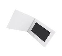 Acouto Biglietto d'Auguri Video Riproduzione Video HD 720P Memoria 128M Brochure Videolibro Elettronico con Schermo LCD per Anniversario Compleanno da 10 Pollici o Realizzazione di Auguri Pra (10