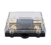 Acouto Blocco Supporto 100A In 2 Out con Display Digitale di Tensione a LED per Yacht per Auto, Funzionamento Troppo Forte SupportoScatola FusibiliBlocco 100ABlocco Distribuzione FusibiliSupporto 1