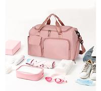 Acouto Borsa da Palestra Borsa Sportiva a Tracolla Singola Portatile Multifunzionale di Grande capacità per Viaggi Fitness Blu Capacità Interna di Dimensioni Libere la Cinghia di Separazione a Secco