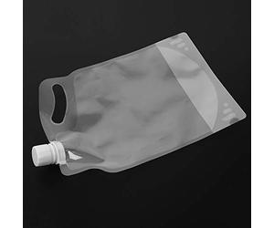 Acouto Borsa di Sollevamento Pieghevole Portatile da 2 Litri per Escursionismo da Campeggio all'aperto Design Pieghevole a T Borsa di Stoccaggio di Stoccaggio dell'acqua di Sollevamento di
