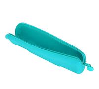 Acouto Borsa di Stoccaggio in Silicone Penna da Viaggio con Cerniera per Matita per le Forniture Cosmetiche Trucco a o Buono il Viaggio C La in Silicone può Contenere Matite, Gomme, Spazzolini da