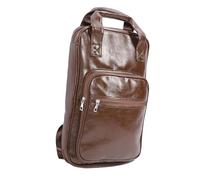 Acouto Borsa per Bastoncini Custodia per Bacchette in Pelle PU Multifunzionale Ispessita Zaino Rosso Brunastro Che Tiene Sopra la Borsa per BacchetteBorsa per BacchetteBorsa per MazzuoloBorsa per