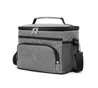 Acouto Borsa per il Pranzo da 16 Litri, a Prova di Perdite, Termica, Grande, per Picnic, Fresca e Calda, Isolata, per Riporre Alimenti e Bevande, Borsa a Tracolla per Pranzo, Picnic, in PEVA, Grande