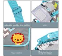 Acouto Borsa per Mummia da 5 Pezzi per Bottiglia Borsa per Pannolini per Alimenti per maternità di Grande capacità Tanto Quanto A Chan per Mummia per maternità per Pannolini per Bambini (GREY)