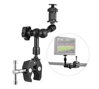 Acouto Braccio di Attrito da 7 Pollici, Testa a Sfera Girevole Super Flessibile a 360° con Adattatore per Slitta Calda e Vite da 1/4, Braccio Articolato Regolabile per Microfono Flash