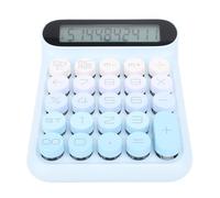 Acouto Calcolatore 'interruttore Meccanico LCD Display 24 Chiavi Calcolatori del Desktop per Sonno Automatico per Studenti Business Blue Progettato Blu con l'interruttore Meccanico (BLUE)