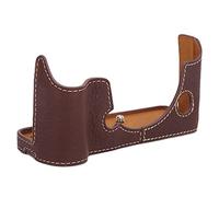 Acouto Camera in Pelle Mezza Custodia per la Borsa di Base della Telecamera Half4 XT4 con Accesso Alla Batteria Si Sente da Vicino per la fotocamera. Mirrorless è in Lega di Piastra Comoda (BROWN #13)