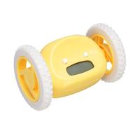 Acouto Caratteristica Sveglia Digitale a Vibrazione Extra Rumorosa con Ruote Sveglia Facile da Impostare per Chi Ha il Sonno Pesante