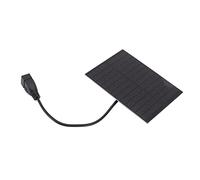 Acouto Caricabatterie Solare da 5 W, Caricatore Portatile Compatto per Telefono con Uscita USB, Pannello in Silicio Monocristallino per Campeggio Escursionistico, Fonte di Alimentazione di Emergenza