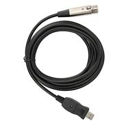 Acouto Cavo Convertitore per Microfono Cavo Adattatore da USB a XLR con Scheda per Registrazione di Strumenti Musicali Karaoke Musica Digitale Be Mus Convertitore per Microfono USB