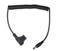 Acouto Cavo D-Tap Maschio a DC 5,5x2,5 Mm 1 M per Alimentatore DSLR Rig con Cavo di Prolunga Elastico di Tipo Fai-da-te