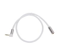 Acouto Cavo di Estensione 3,5 Mm Adattatore Ad Angolo Retto Male a Femmina Stereo Seru di Suono per Amplificatore per Altoparlanti Tablet per Cuffie 0,5 M / .6 Piedi il Suono Cavo Stereo Transmi